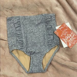 Heather grey swim bottoms